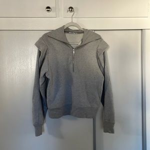 Grey Frame quarter zip